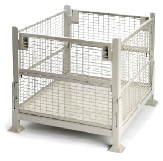 racks unlimited galvanized collapsible containers